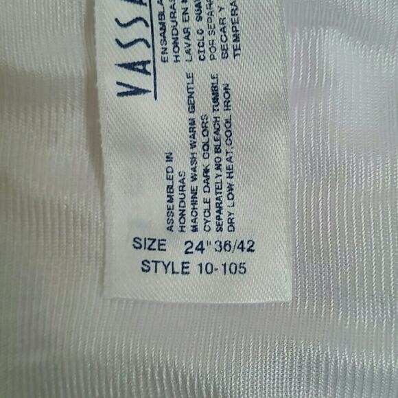 Vassarette White Nylon Slip. 36-42 - Picture 5 of 5